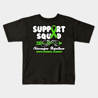 Genetic Disorders Awareness Support Squad Stronger Together - In This Family We Fight Together Kids T-Shirt